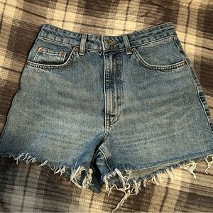 Topshop denim shorts A-line size 4 like new